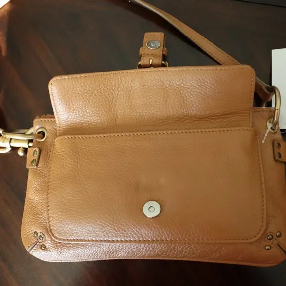 Chloe Sepia/Cinnamon Colored Pebbled Leather Shoulder Bag - Picture 10 of 15
